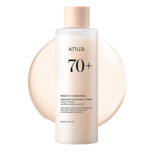 Anua Rice 70+Glow Milky Toner 8.45fl.oz